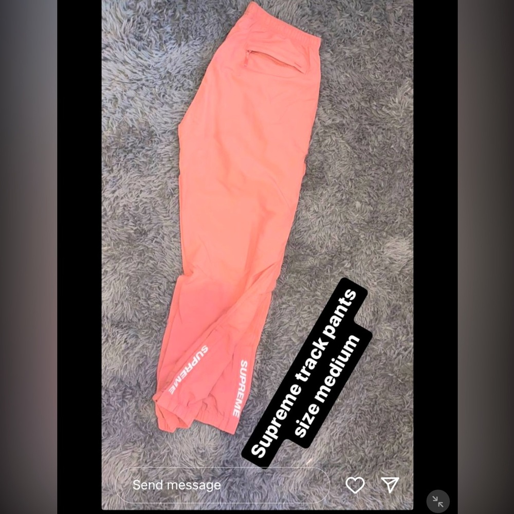 SUPREME track pants .